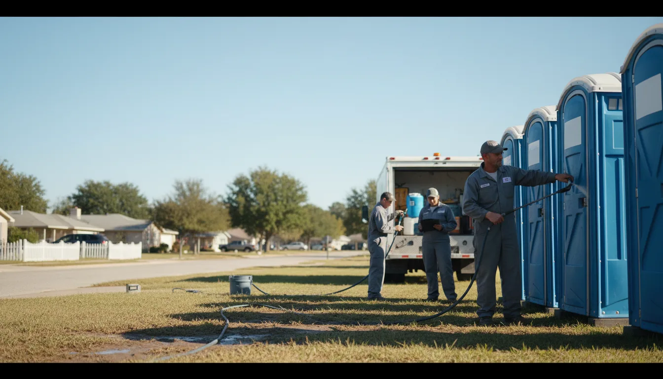 Long-Term Portable Toilet Rental in Trinity, TX near me